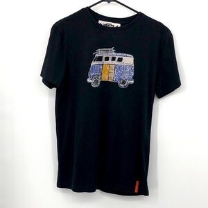 Original Vents Brull Volkswagen Bus Surf Board T-shirt Size M